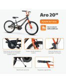 Bicicleta Nathor Aro 20 Rosa