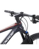 Bicicleta Oggi Agile Pro XT 2024 Cinza e Vermelho