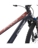 Bicicleta Oggi Agile Pro XT 2024 Cinza e Vermelho