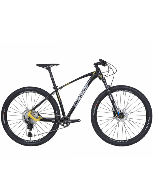 Bicicleta Oggi 7.2 Shimano Deore 12V 2024 Preto e Amarelo