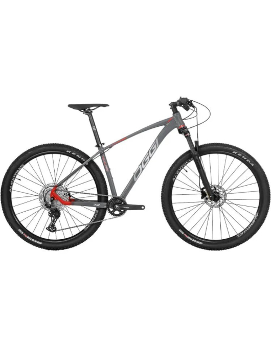 Bicicleta Oggi 7.2 Shimano Deore 12V 2024 Vermelho e Cinza