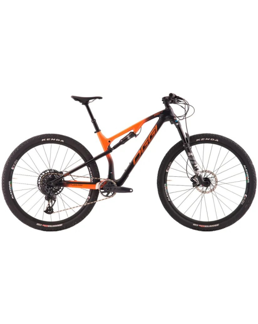 Bicicleta Oggi Cattura Pro T20 GX AXS Preto e Laranja