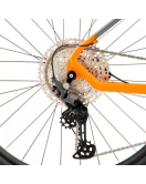 Bicicleta Oggi 7.3 Shimano Deore 12V 2024 Cinza e Laranja